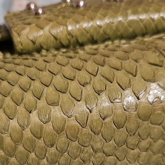 Tod's Yellow Python Hand Bag - Picture 11 of 13
